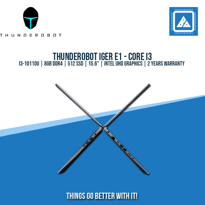 THUNDEROBOT IGER E1 I3-10110U/8GB/512 SSD | BEST FOR STUDENTS LAPTOP THUNDEROBOT IGER E1 I3-10110U/8GB/512 SSD | BEST FOR STUDENTS LAPTOP